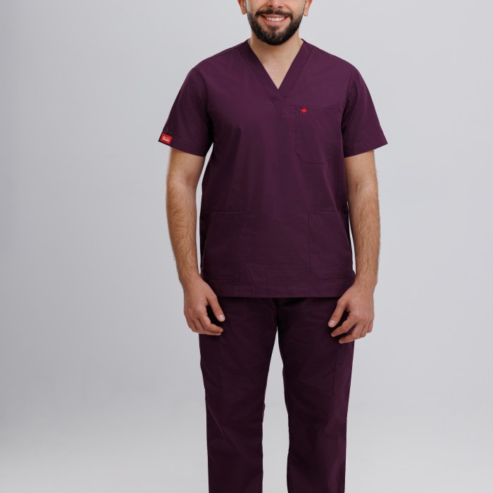 Scrub Suit Egg Plant